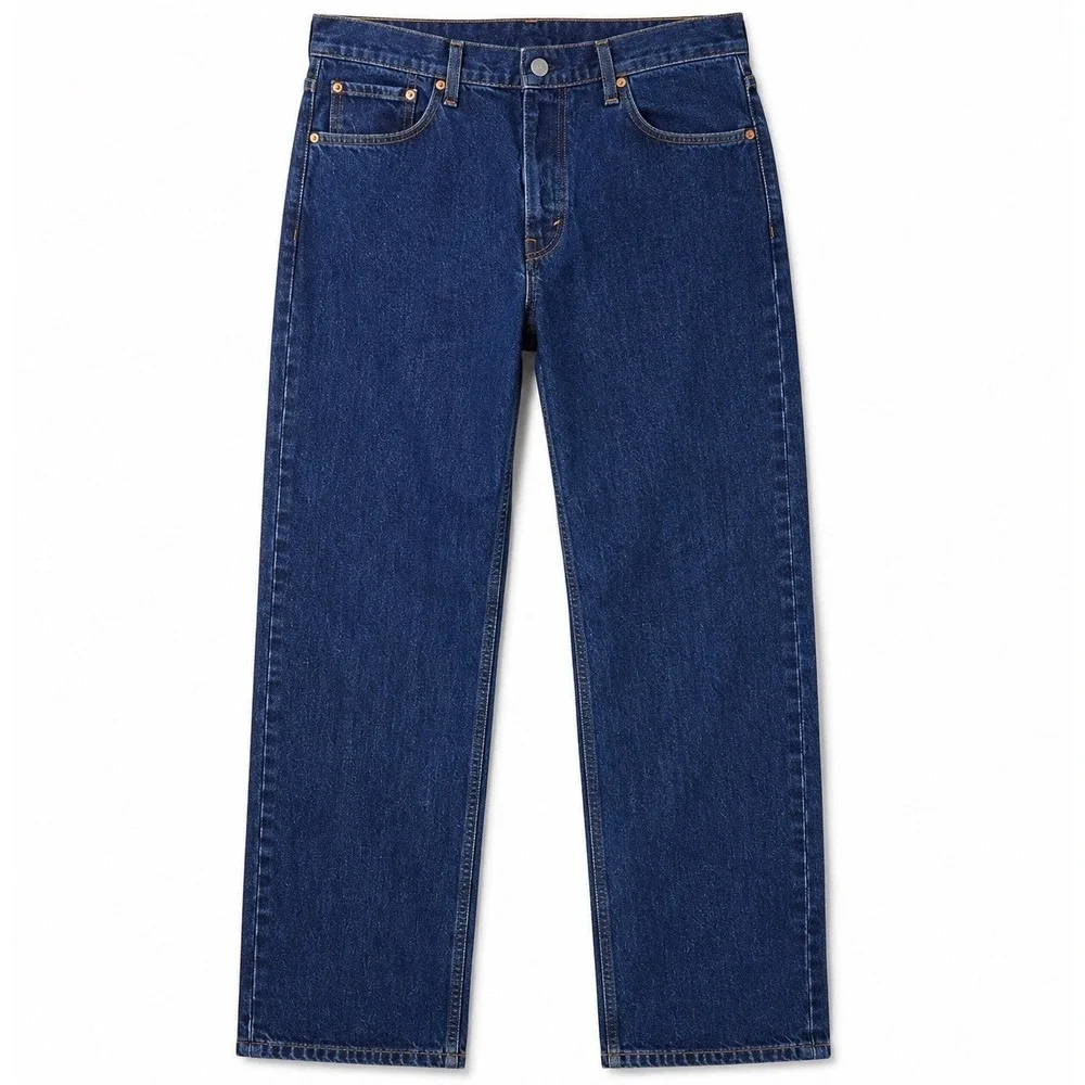 Levis‎ 502 32x32 Regular Taper Mens Jeans Medium Wash Blue Denim